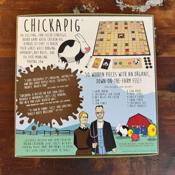 Chickapig Boardgame Family Fun Game Night. New Fun Kids Ages 8+ and up - Picture 4 of 8